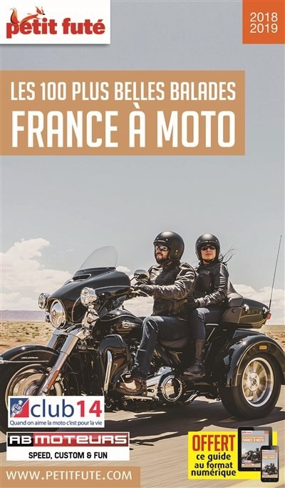 Front cover_France à moto : les 100 plus belles balades : 2018-2019