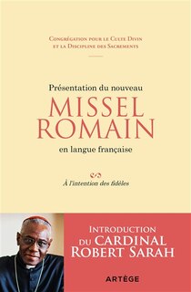 Couverture_Présentation du nouveau missel romain en langue française