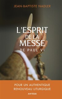 Front cover_L' esprit de la messe de Paul VI
