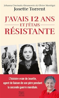 Front cover_J'avais 12 ans et j'étais résistante