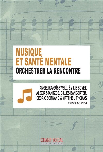 Front cover_Musique et santé mentale : orchestrer la rencontre