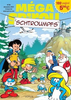 Couverture_Méga Spirou, hors-série, n°28. Schtroumpfs