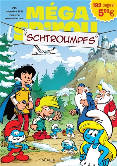 Front cover_Méga Spirou, hors-série, n°28. Schtroumpfs