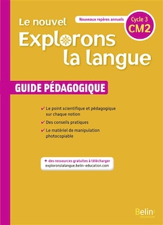Front cover_Le nouvel Explorons la langue, CM2, cycle 3