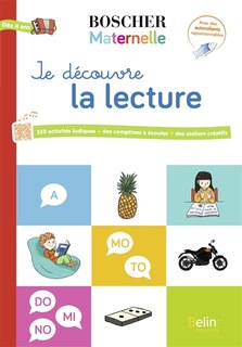 Front cover_Je découvre la lecture : 150 activités ludiques, des comptines à écouter, des ateliers créatifs : dès 4 ans