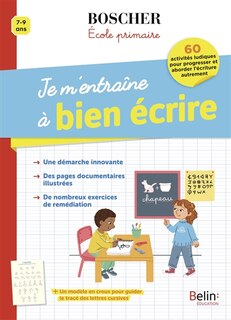 Front cover_Je m'entraîne à bien écrire
