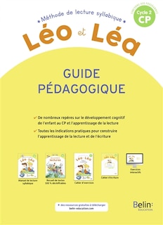 Front cover_Léo et Léa, méthode de lecture syllabique CP, cycle 2 : guide pédagogique