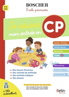 Front cover_Je réussis mon entrée en CP : 5-6 ans