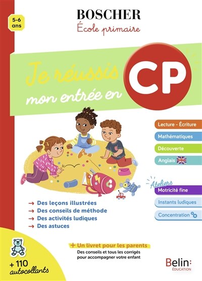 Front cover_Je réussis mon entrée en CP : 5-6 ans