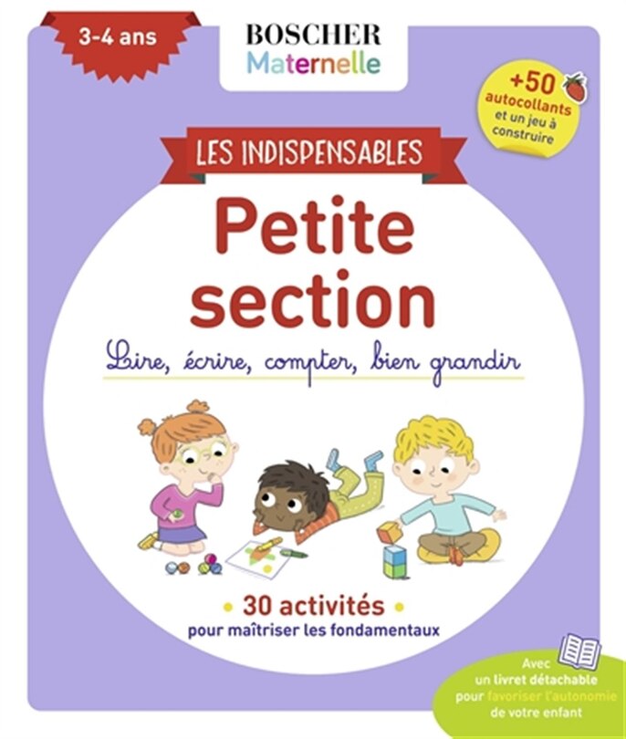 Couverture_Les indispensables petite section, 3-4 ans