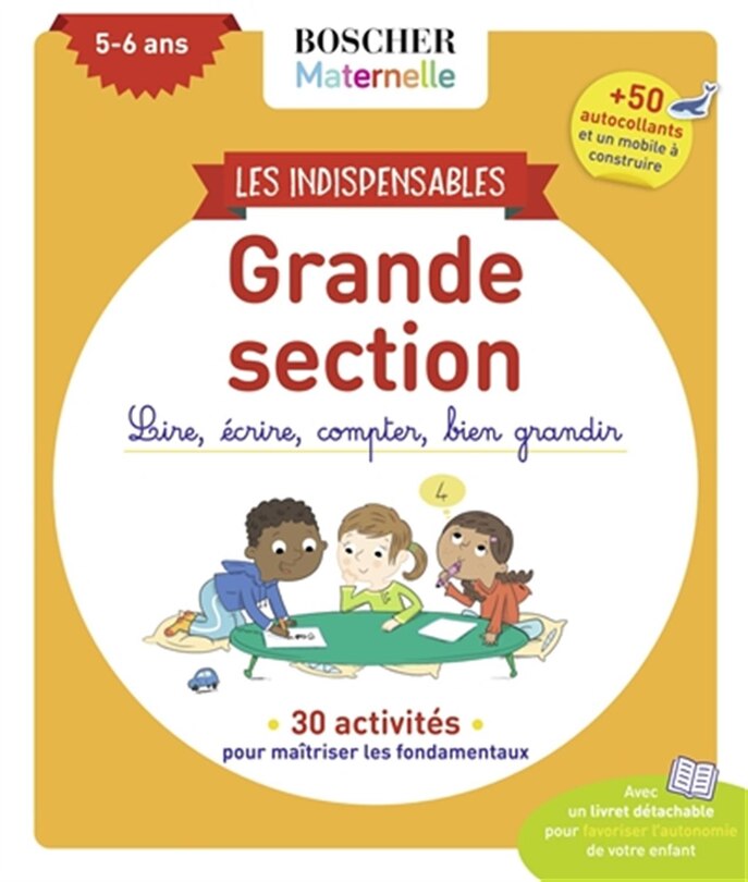 Front cover_Les indispensables grande section, 5-6 ans