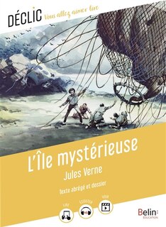 Front cover_L'île mystérieuse : texte abrégé et dossier
