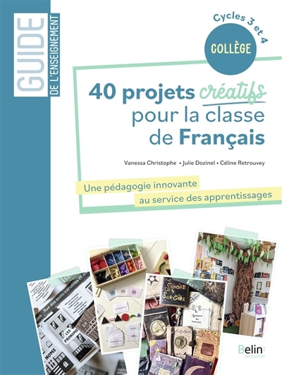 Front cover_40 projets créatifs pour la classe de français