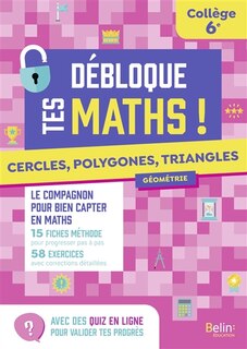 Front cover_Cercles, polygones, triangles : collège, 6e