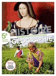 Front cover_Histoire géographie, enseignement moral et civique 5e : conforme au programme d'EMC 2024