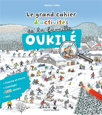 Couverture_Le grand cahier d'activités de la famille Oukilé : hiver