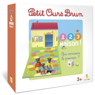 Petit ours brun 1,2,3, maison! -jeu