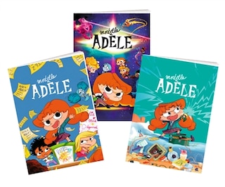 Front cover_Lot de 3 cahiers Mortelle Adèle : rentrée 2021