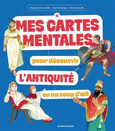 Couverture_Mes cartes mentales pour découvrir l'Antiquité en un coup d'oeil