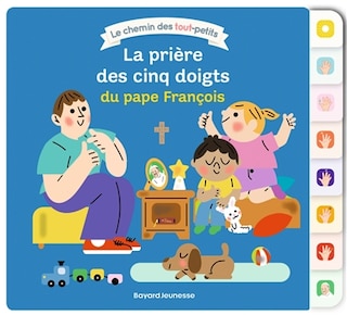Couverture_La pri&egrave;re des cinq doigts du pape Fran&ccedil;ois