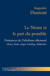 Front cover_Le néant et le pari du possible