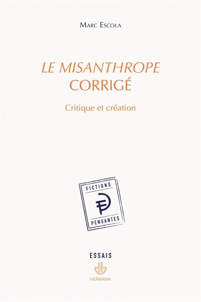 Front cover_Le misanthrope corrigé