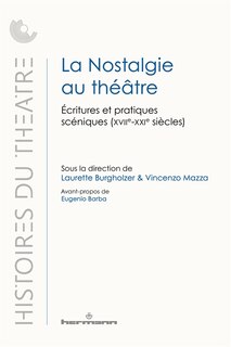 Front cover_La nostalgie au théâtre