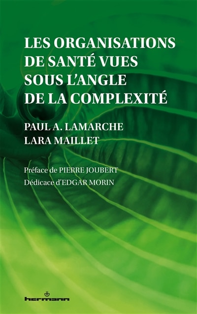 Front cover_Les organisations de santé vues sous l’angle de la complexité