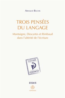 Front cover_Trois pensées du langage