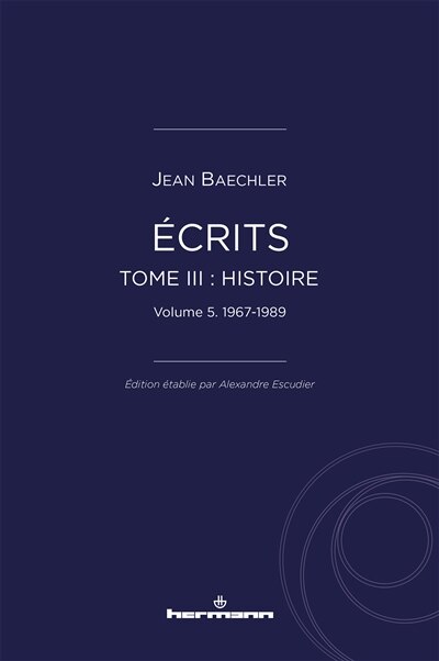 Front cover_Ecrits, Vol. 3. Histoire, Vol. 5. 1967-1989