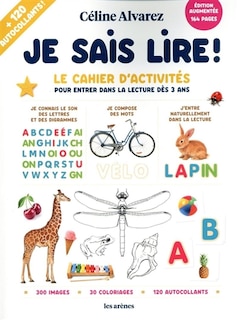 Front cover_Je sais lire ! : le cahier d'activités pour entrer dans la lecture dès 3 ans