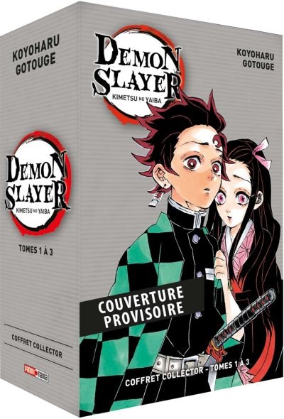 Demon slayer : Kimetsu no yaiba : coffret collector tomes 1 à 3