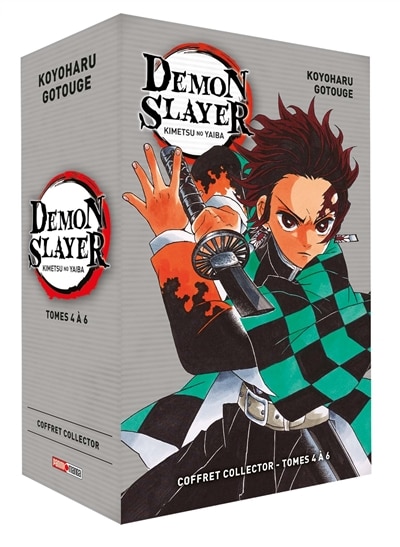 Couverture_Demon slayer : Kimetsu no yaiba : coffret collector tomes 4 à 6