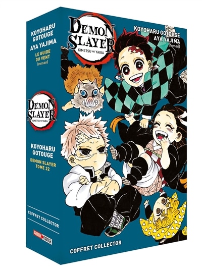 Front cover_Coffret Demon slayer Tome 22 + roman Tome 3