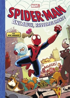 Couverture_Spider-Man : animaux, rassemblement !