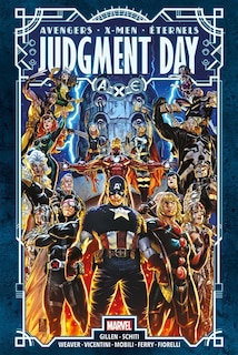 Front cover_Avengers, X-Men, Eternels : judgment day