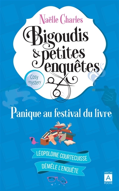 Front cover_Panique au festival du livre : cosy mystery