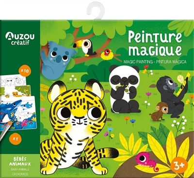 Front cover_Peinture magique - bébés animaux