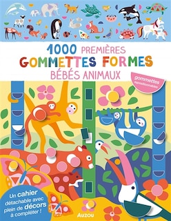 Couverture_Bébés animaux : 1.000 premières gommettes formes