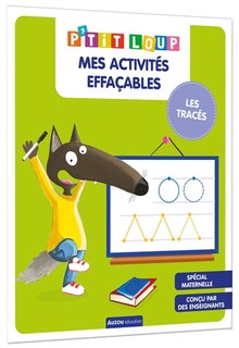 Front cover_P'tit Loup : mes activités effaçables : les tracés