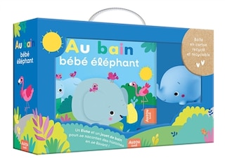 Front cover_Au bain, bébé éléphant