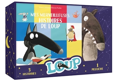 Coffret Mes merveilleuses histoires de Loup + peluche