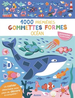 Couverture_Océan : 1.000 premières gommettes formes