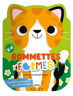 Couverture_L'aventure de petit chat : gommettes formes