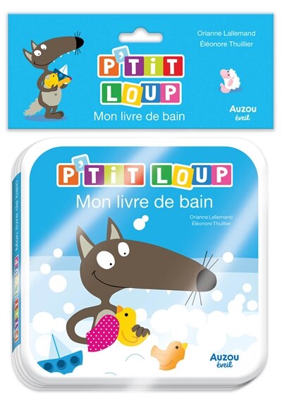 Couverture_P'tit Loup : mon livre de bain
