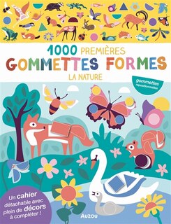 Front cover_La nature : 1.000 premières gommettes formes