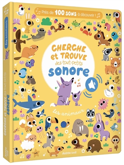Front cover_cherche et trouve des tout-petits sonore - les animaux