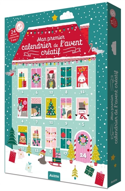 Front cover_Mon premier calendrier de l'Avent créatif : 24 surprises créatives dès 3 ans ! : petites mains