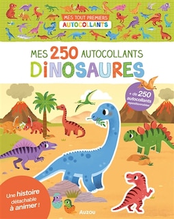 Front cover_Dinosaures : mes 250 autocollants