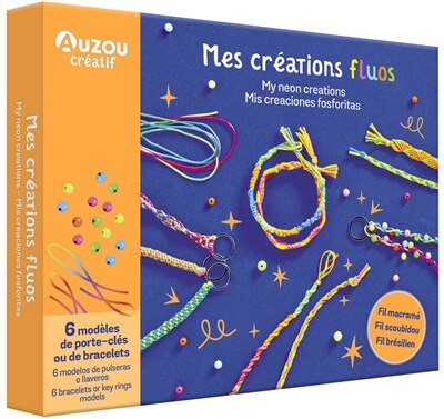 Front cover_Mes créations fluos = My neon creations = Mis creaciones fosforitas